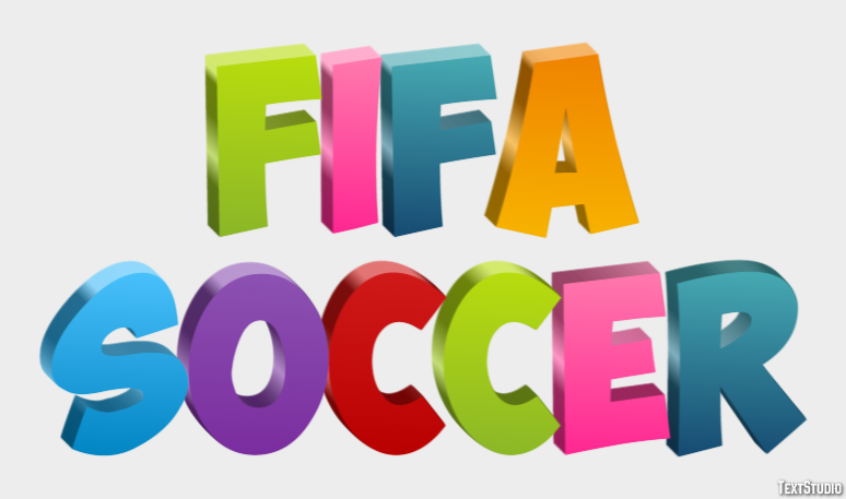 FIFA Soccer Effet de Texte