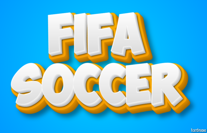 FIFA Soccer Effet de Texte