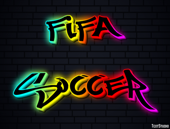 FIFA Soccer Effet de Texte