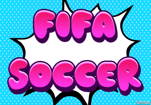 FIFA Soccer Effet de Texte