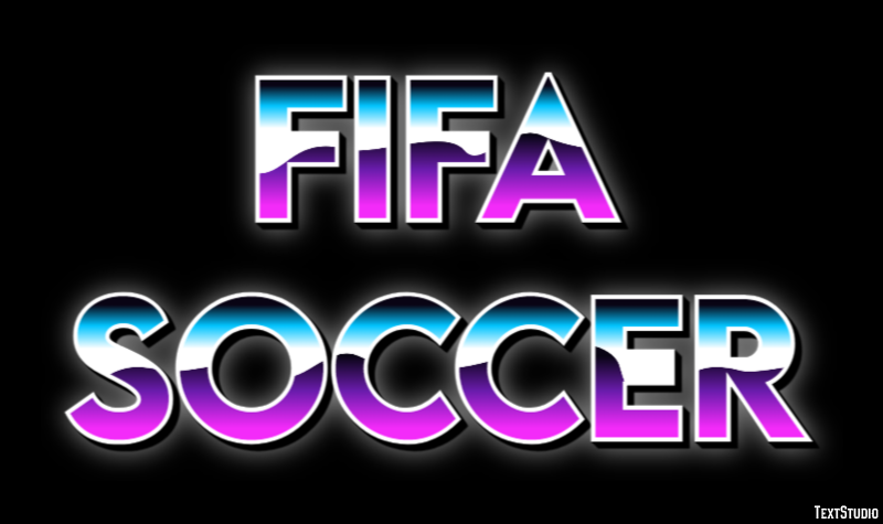 FIFA Soccer Effet de Texte