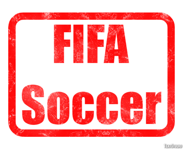 FIFA Soccer Effet de Texte