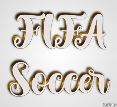 FIFA Soccer Text Effect