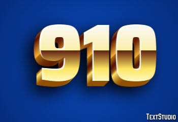 910 Text Effect