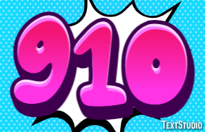 910 Text Effect