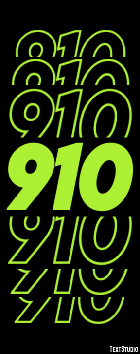 910 Efecto de Texto