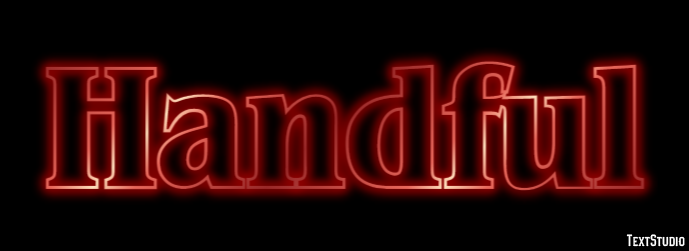 Handful Эффект текста