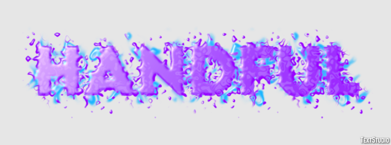 Handful Efecto de Texto
