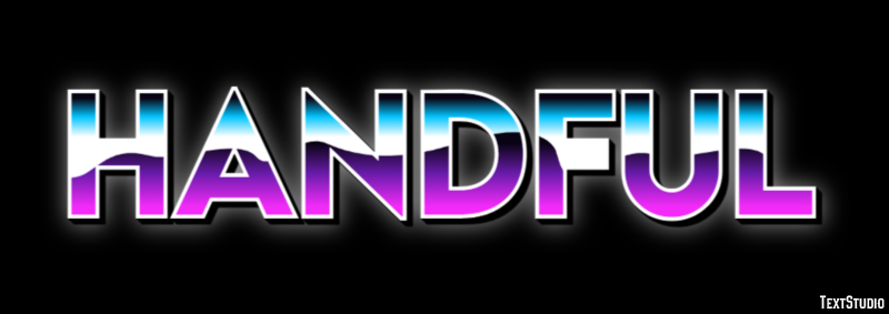 Handful Effet de Texte