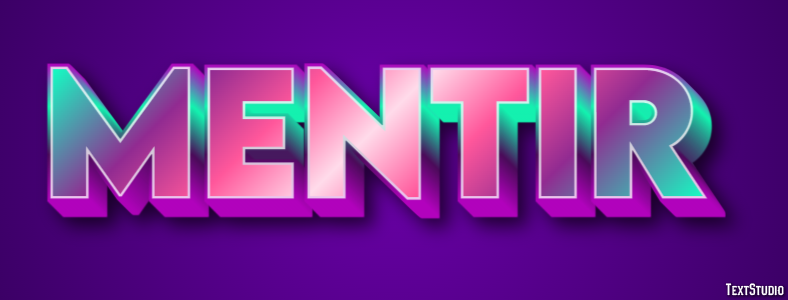 Mentir Efecto de Texto