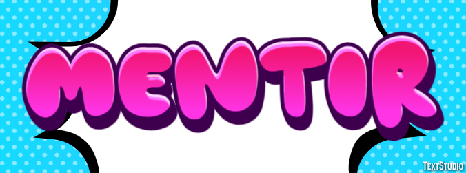 Mentir テキスト効果
