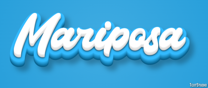 Mariposa Efecto de Texto