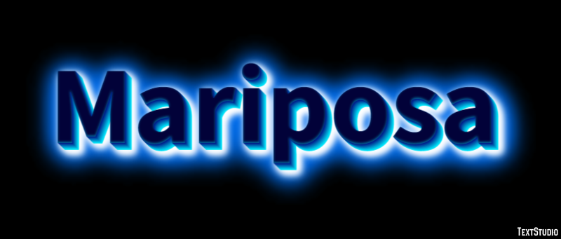 Mariposa Efecto de Texto