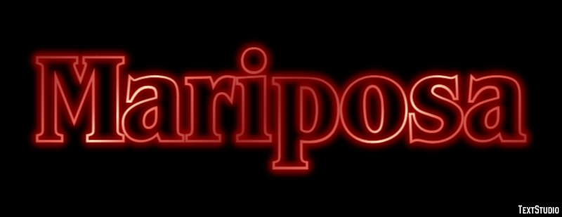 Mariposa Efecto de Texto