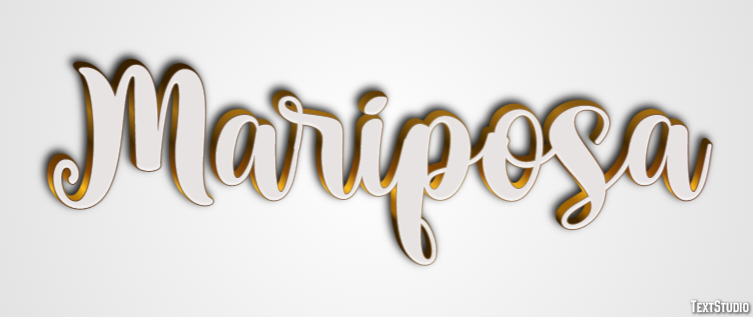 Mariposa Efecto de Texto