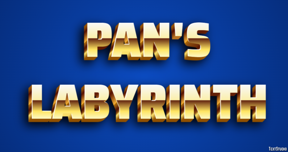 Pan's Labyrinth Tekst Effect
