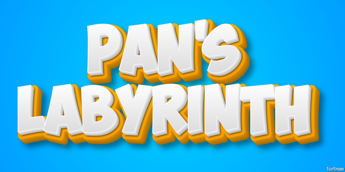 Pan's Labyrinth Text Effect