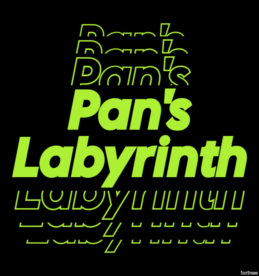 Pan's Labyrinth Efecto de Texto