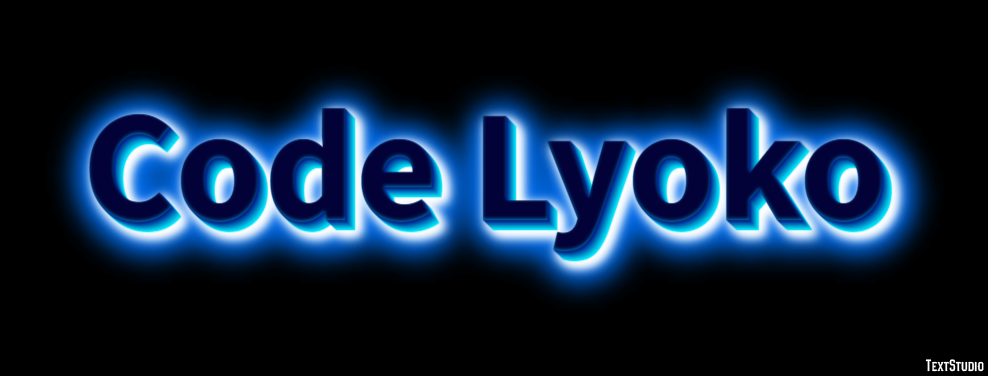 Code Lyoko Text Effect
