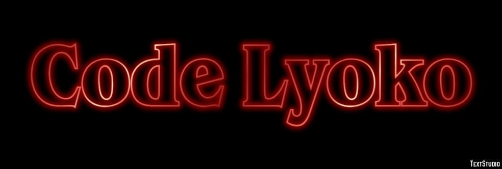 Code Lyoko Text Effect