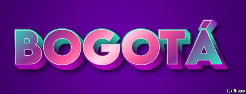 Bogotá Efecto de Texto