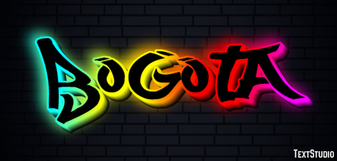 Bogotá Effetto testo