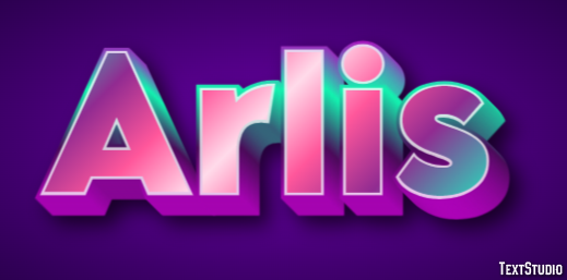 Arlis Text Effect