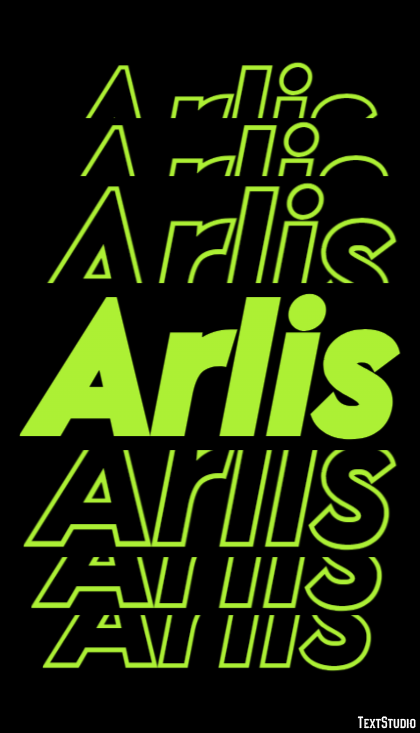 Arlis Text Effect