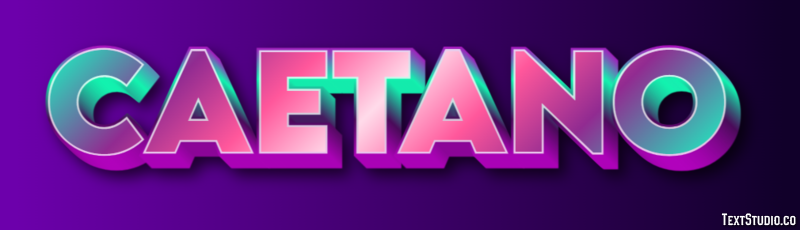 Caetano Texteffekt