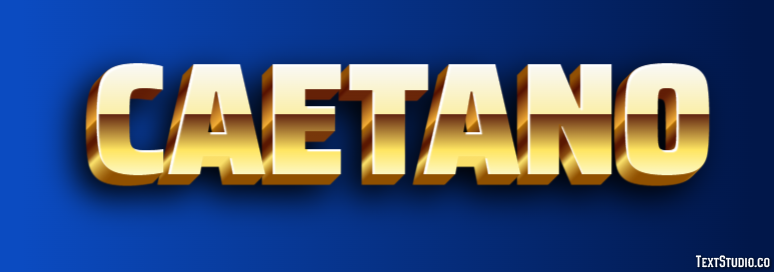 Caetano Efecto de Texto