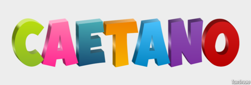 Caetano Texteffekt