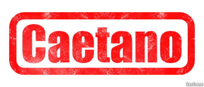 Caetano テキスト効果