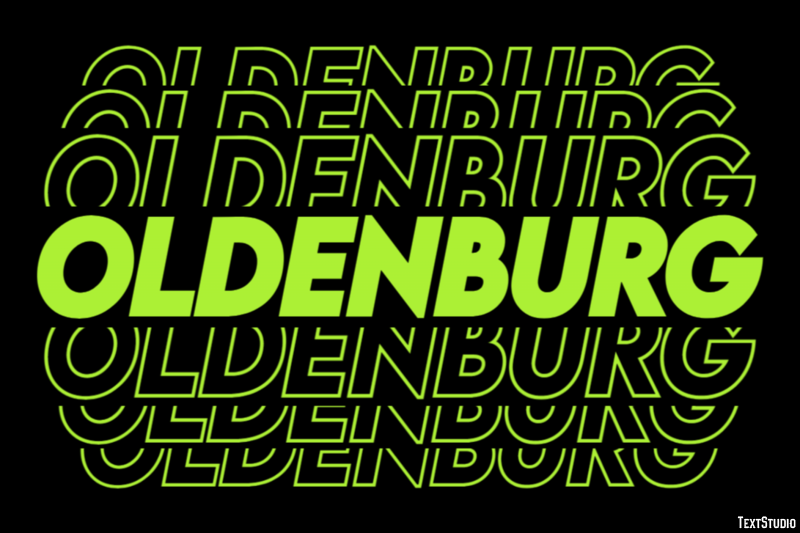 Oldenburg Efekt tekstowy