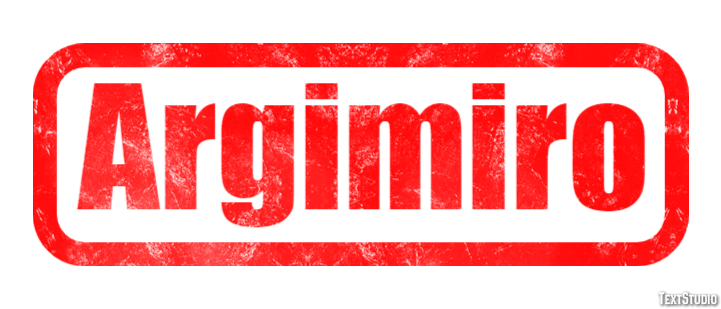 Argimiro Efecto de texto