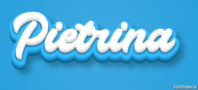 Pietrina Effetto testo