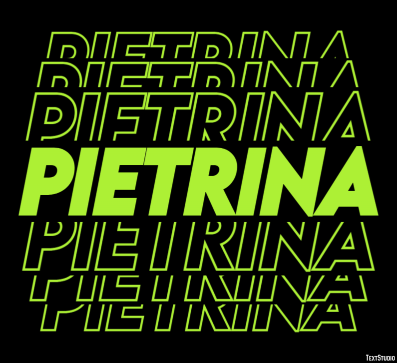 Pietrina Effetto testo