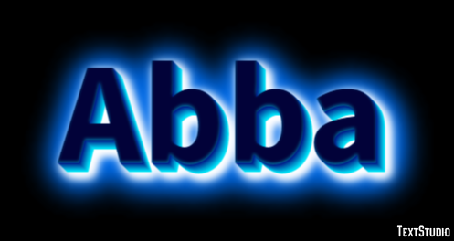 Abba Tekst Effect