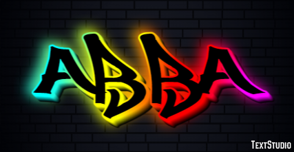 Abba Texteffekt