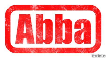 Abba Texteffekt