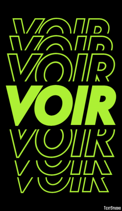 Voir Effet de Texte