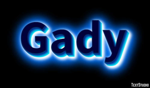 Gady Texteffekt