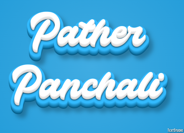 Pather Panchali テキスト効果