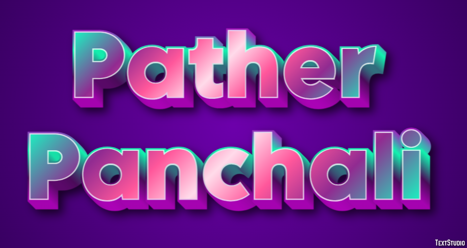 Pather Panchali テキスト効果
