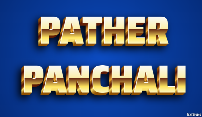 Pather Panchali Effet de Texte