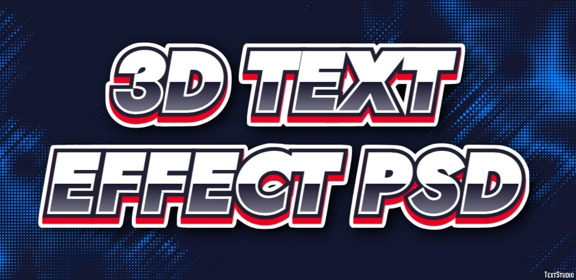 3d Text Effect Psd Metin Efekti