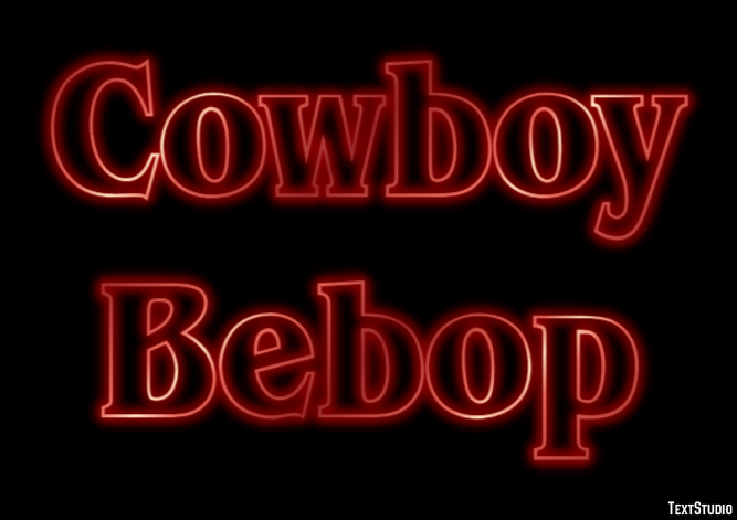 Cowboy Bebop Text Effect