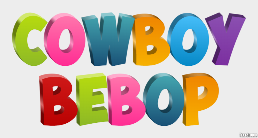 Cowboy Bebop Text Effect