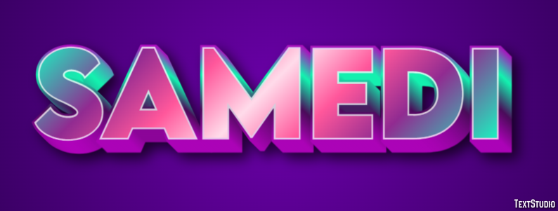 Samedi Effet de Texte
