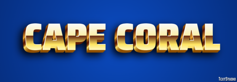 Cape Coral Efekt tekstowy