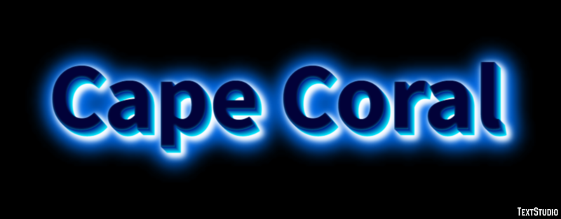 Cape Coral Efekt tekstowy